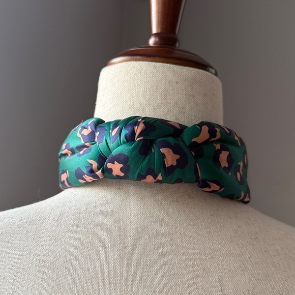 LELE Sadoughi Leopard Print Headbands - Red, Green, pink Tan Bundle - Picture 2 of 9